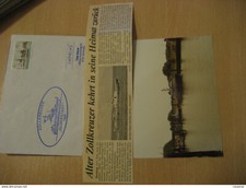 Zollkreuzer Gluckstadt Customs Police Ship Cover Cuxhaven 1991 Cancel Germany