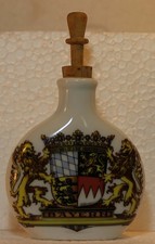 Schnupftabakflasche Schmalzlerflasche Keramik "Bayern Hymne"