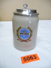5063.    Alter Steingut Bierkrug  Hofbrauhaus Moy Bier Deko  Bierkrug 0,5 L