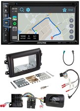 Alpine DAB TMC Bluetooth 2DIN USB Lenkrad Navigation für Fiat Ducato ZFA250 ab 2