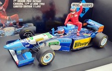 Minichamps Maßstab 1:18 181 952701 Michael Schumacher Taxi Jean Alesi 1. Sieg