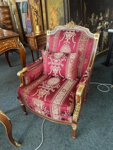 Barocksessel rot mit - ,