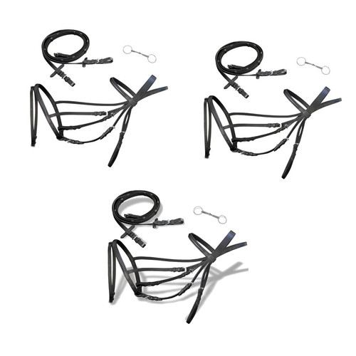 Leder trense trensenzaum - leder,