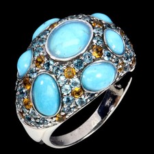 925 Sterlingsilber Ring Oval