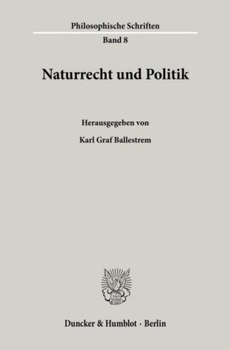Naturrecht und politik - naturrecht,