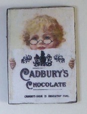 Schild, Werbeschild "CADBURY'S