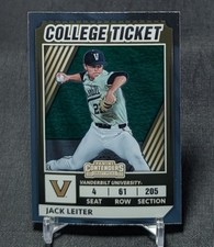 Jack Leiter College Ticket