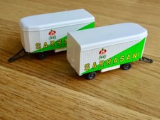H0 2er Set Circuswagen Sarrasani Packwagen Wiking 1:87 in Plastikbeutel NEU