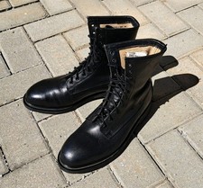 US 1992 Wolverine Boots/Springerstiefel Schwarz Leder Größe 42