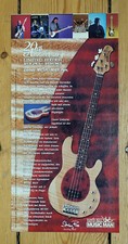 Music Man StingRay 20th Anniversary - Werbung aus Zeitschrift von 1996