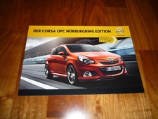 Opel Corsa OPC NÜRBURGRING EDITION Prospekt 08/2011