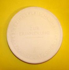 GDR porcelain medal meat