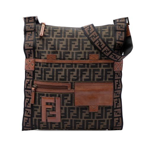 Fendi zucca canvas - fendi, flat