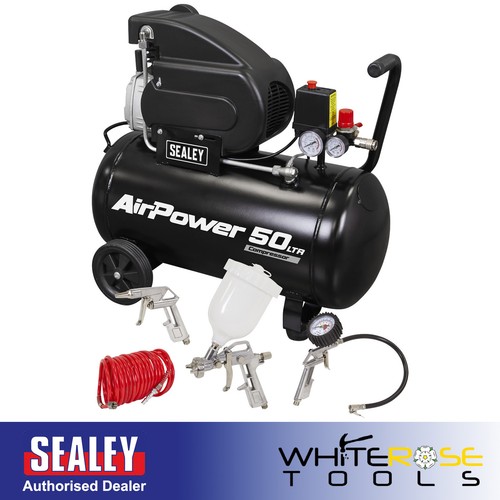 Sealey luftkompressor 50l - sealey,