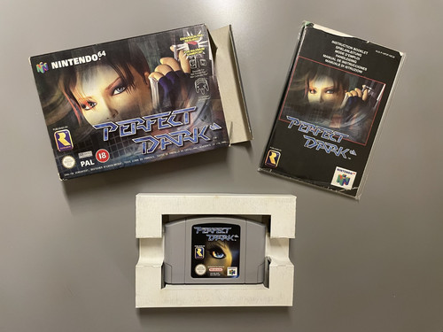 Perfect dark nintendo ovp - perfect,