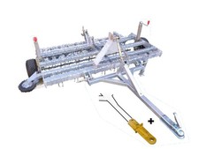 Zubehör: Adapter für VIELITZ Reitplatzplaner mit Rädern + Zugdeichsel/Ringzugöse