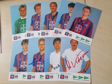 Autogrammkarten Bayer 05 Uerdingen 1987/88