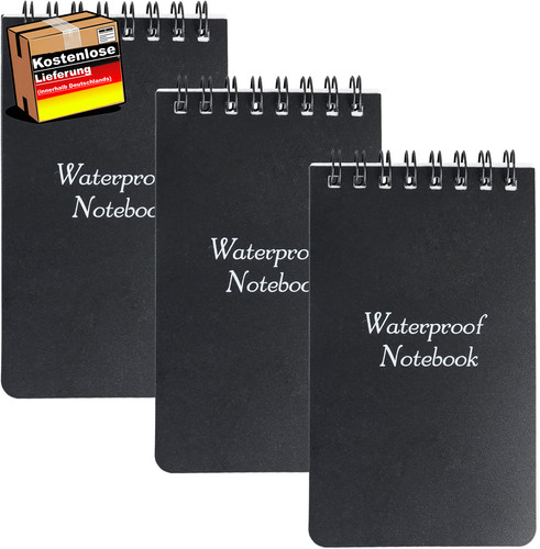 Wasserdichte notizbücher set - notizbücher,