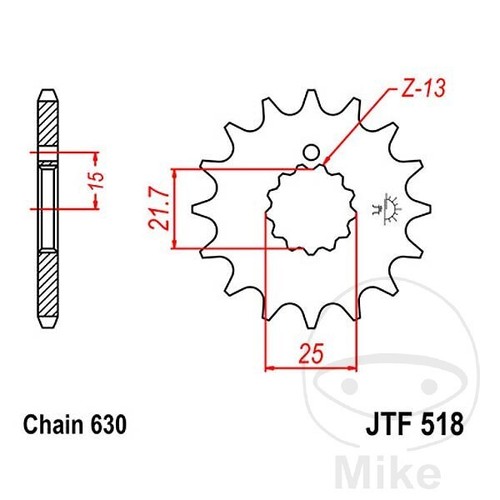 Ritzel für kawasaki - ritzel,