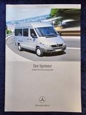 Mercedes-Benz Sprinter Prospekt 1.2004   Kombi / Personentransporter