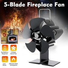 5 Flügel Kaminofen Ventilator
