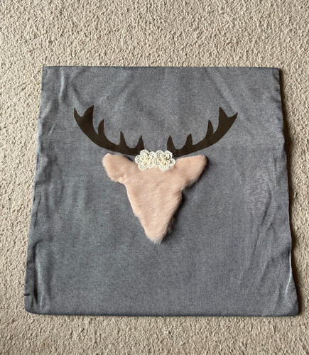 Hirsch elch kopf rosa - hirsch, plüsch