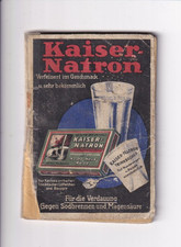 altes Büchlein Kaiser Natron Haushalt Tips Produkte Werbung Anwendung 1900-30er