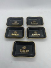 5 Ruinart Champagne Schalen / Aschenbecher/ Frankreich / Selten