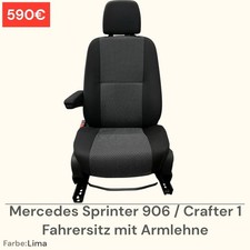 Mercedes Sprinter 906 / Crafter 1 Fahrersitz mit Armlehne Sitz 2006-2018 Lima