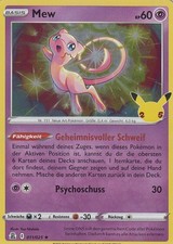Mew 011/025 HOLO Pokemon