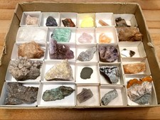 Mineralien/Mineraliensammlung - Konvolut/Lot/Flat/Kiste/Karton 04