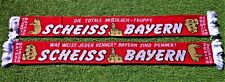 Fun Spass Anti Schal Bayern Motiv 4  Fan Kurve Block Sammler +NEU+ 150x15 cm +