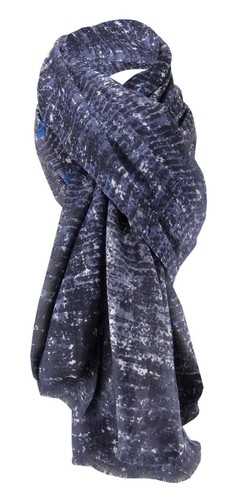 Edler schal blau - schal,