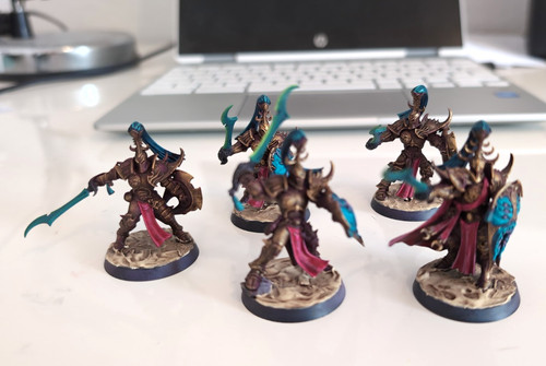 Tabletop fantasy miniaturen - 5x,