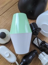 Konvolut Bauteile für Lampe Leuchte 50er 60er 70er Bakelit Bauhaus Vintage Luxo