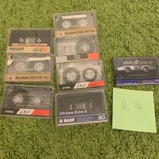 Scot Paket  Nr. 16 Audiokassetten Leerkassetten BASF Sony TDK Scotch Philips