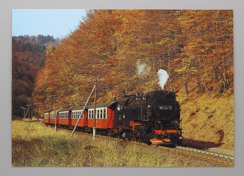 Postkarte dampflok 7241 5 - postkarte,