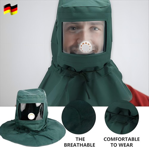 Schutzmaske sandstrahlhaube - schutzmaske,