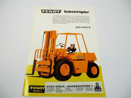 Original prospekt fendt dfg - fendt,