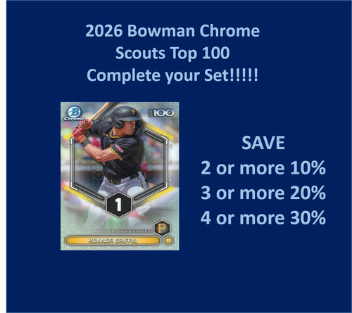 2026 bowman chrome scouts top - bowman,