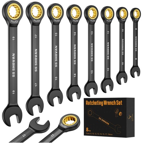 Ratschenschlüssel set mm - set, 8-19