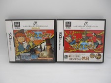 LEVEL5 PREMIUM SILBER & GOLD Testsoftware Nintendo DS Japan Inazuma Eleven