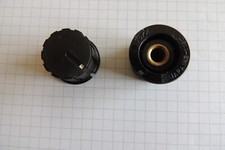 Drehknopf schwarz 21,5 mm für
