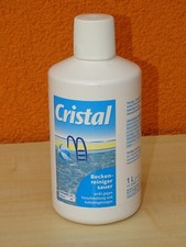 Bayrol Cristal Beckenreiniger sauer 1,0 l 1113541 für gesundes Pool Wasser