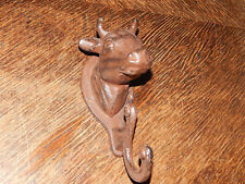 nostalgischer Garderobenhaken rustikal Kopf einer Kuh Kuhkopf Rind