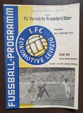 DDR Fussball Programm 1.FC Lok