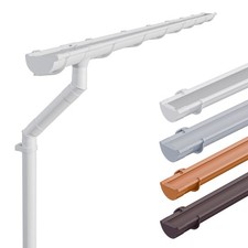 4/5/6/8m INEFA Dachrinnen Set