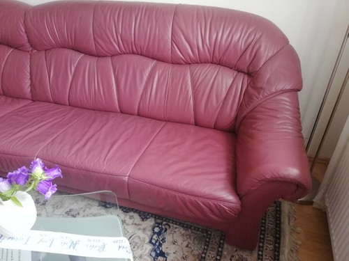 Couch 4sitzer mit ottomane - couch,