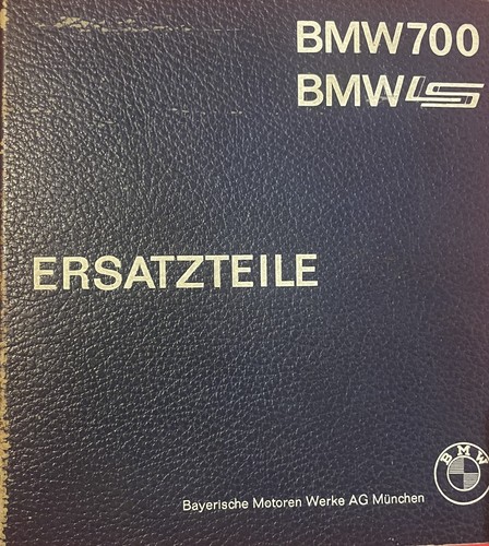 Ersatzteilliste bmw 700 - ersatzteilliste, 700,