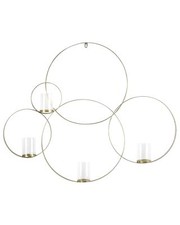 Wandkerzenhalter rund Metall